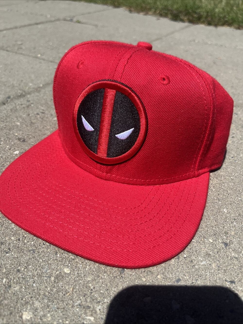 Marvel Deadpool Red Snapback Hat One Size RN#115665 Main Character Deadpool